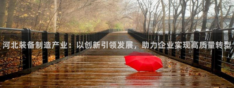 欧星娱乐的盘口：河北装备制造产业：以创新引领发展，助力企业实