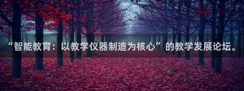 星欧娱乐平台主管：“智能教育：以教学仪器制造为核心”的教学发