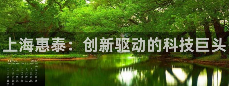 星欧娱乐官网在线登录入口：上海惠泰：创新驱动的科技巨头