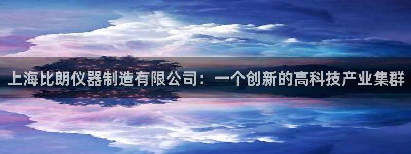 欧星娱乐网址无脑赚：上海比朗仪器制造有限公司：一个创新的高科