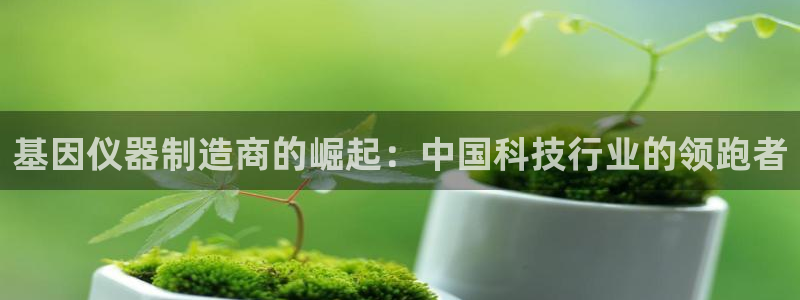 星欧娱乐平台：基因仪器制造商的崛起：中国科技行业的领跑者