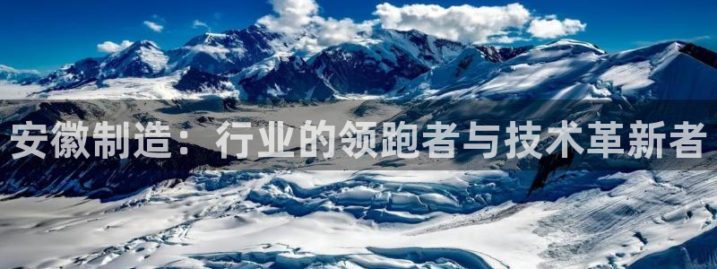 星欧娱乐是什么：安徽制造：行业的领跑者与技术革新者