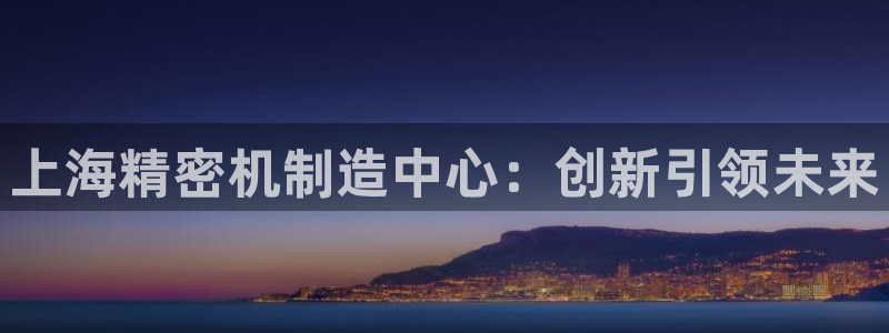 星欧娱乐官网在线登录：上海精密机制造中心：创新引领未来