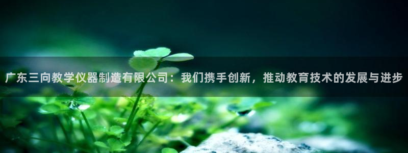 星欧娱乐下载官网：广东三向教学仪器制造有限公司：我们携手创新