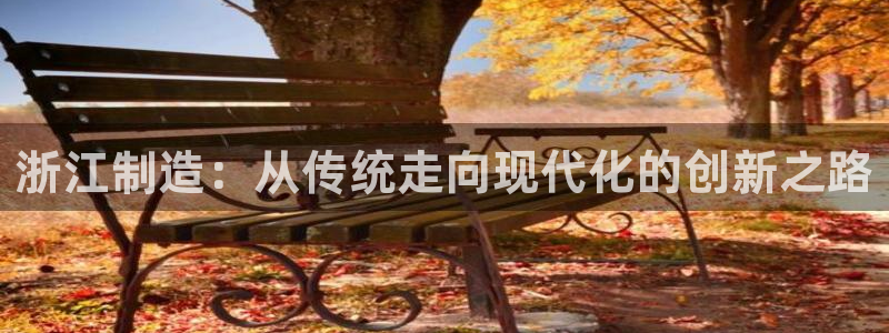 星欧娱乐意7O777：浙江制造：从传统走向现代化的创新之路