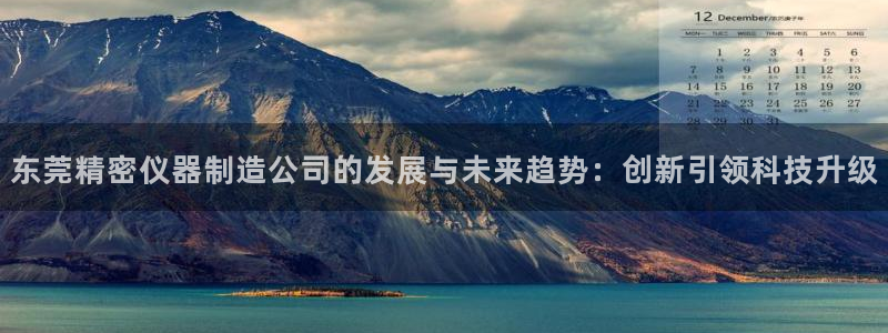 欧亿2娱乐诗星22650j：东莞精密仪器制造公司的发展与未来