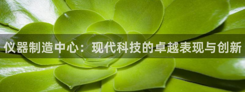 欧星娱乐网站：仪器制造中心：现代科技的卓越表现与创新